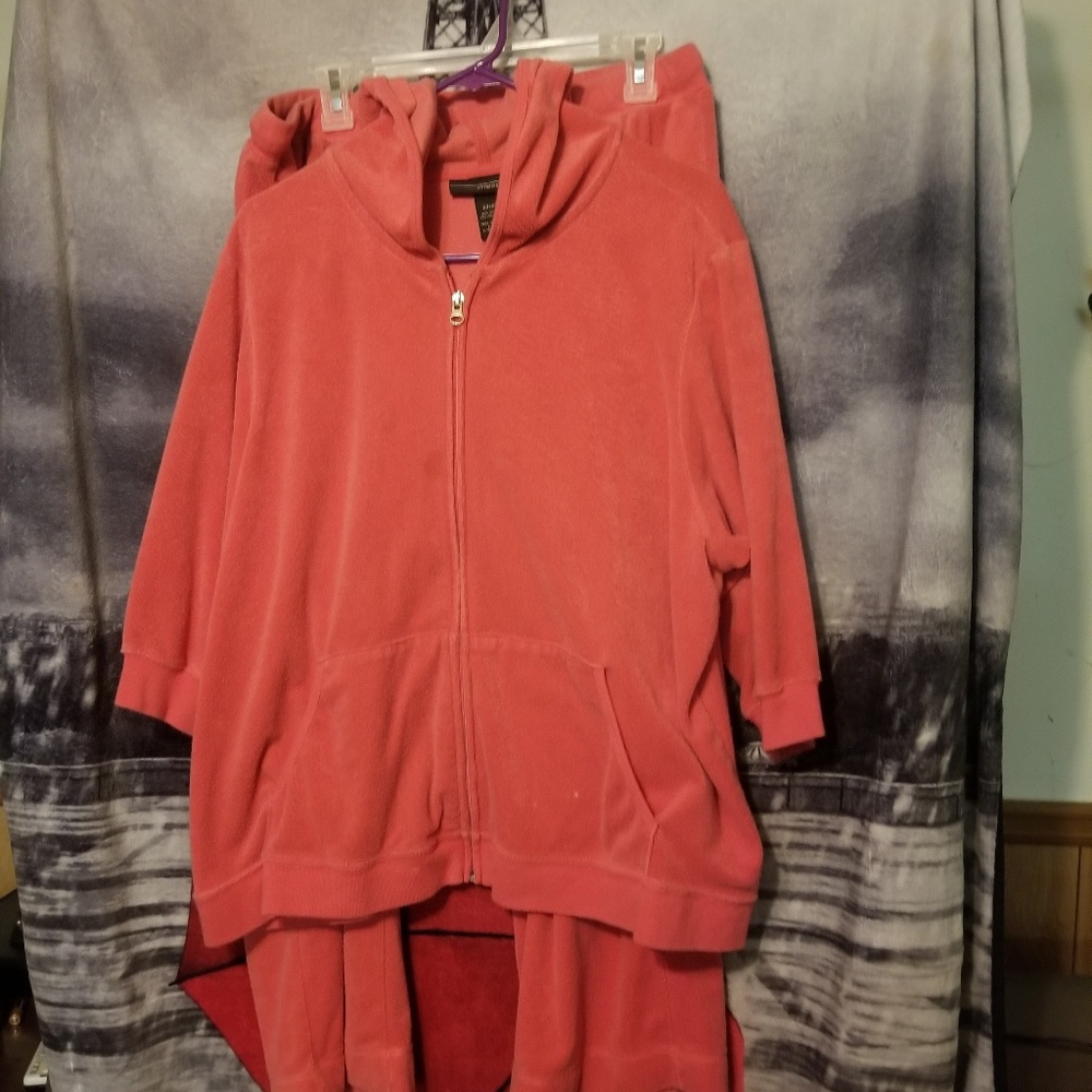 Lane Bryant 2 Piece Terry Cloth Jogging Suit